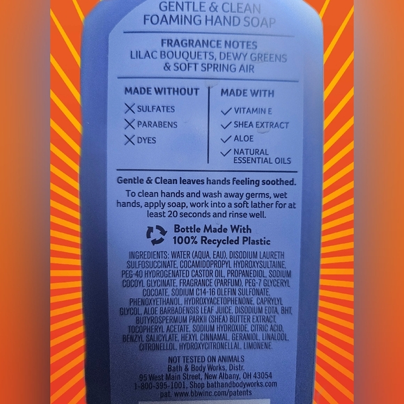 B&BW Foaming Hand Soap Bundle in Fresh Cut Lilacs and Oceanside Lavender - Picture 2 of 4